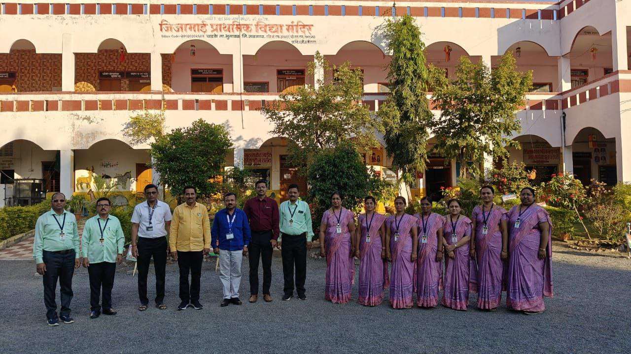 *जिजामाई प्राथमिक विद्या मंदिर, खडके स्काफ पथकाने बाहय मुल्यांकनासाठी शाळेला भेट* .